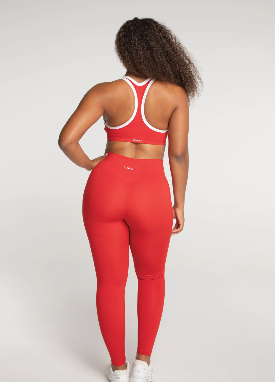 Core Leggings - Cherry