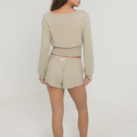 Sweater Shorts - Oatmeal