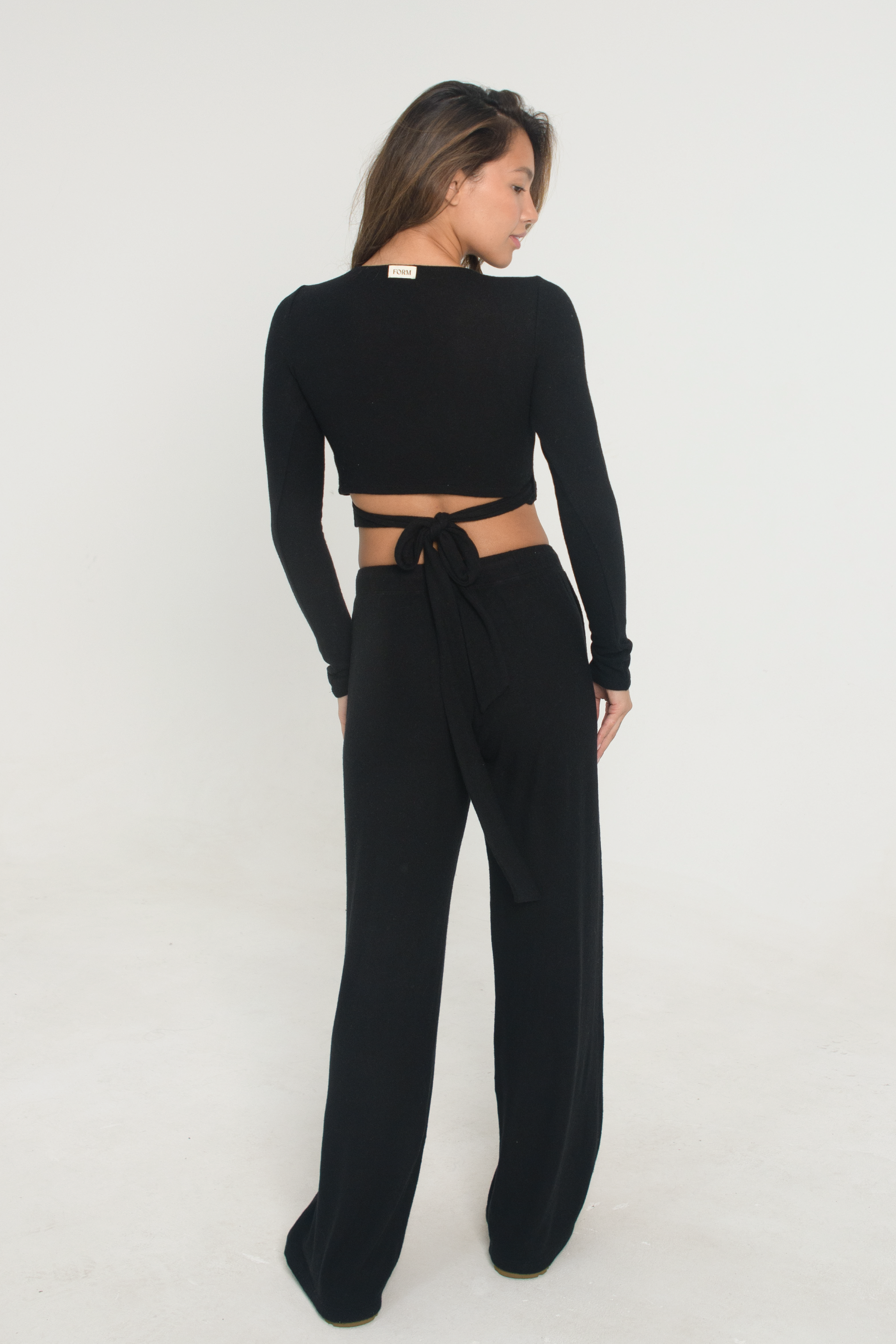 Wrap Sweater   Black
