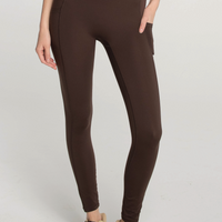 Pocket Leggings - Espresso