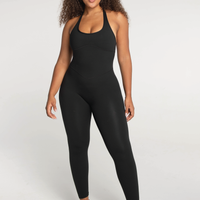 Halter Onesie - Black