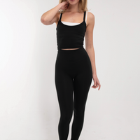 Double Layer Tank - Black