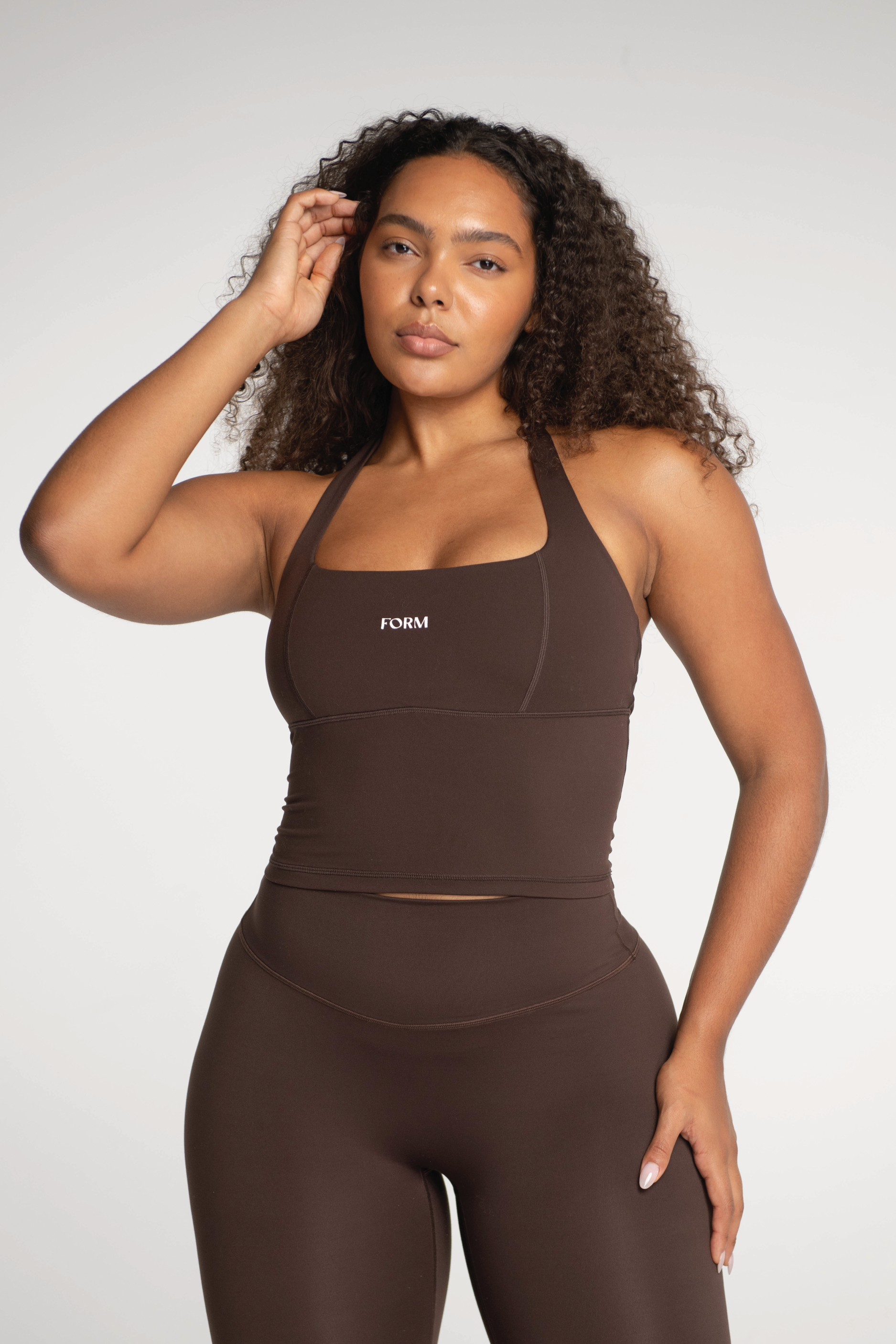 Halter Tank   Espresso
