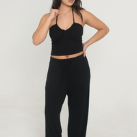 Sweater Halter - Black