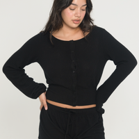 Cardigan Sweater - Black