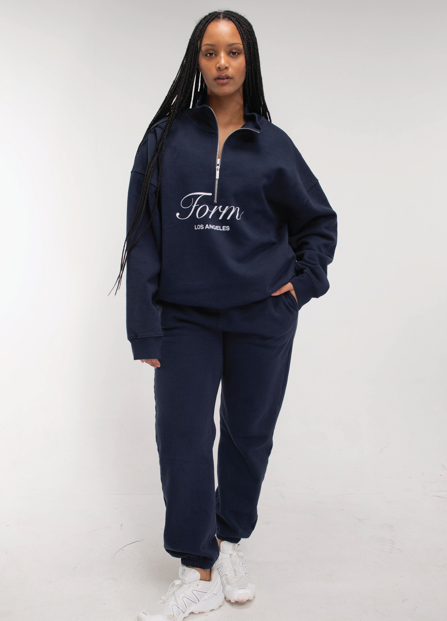 Quarter Zip - Navy