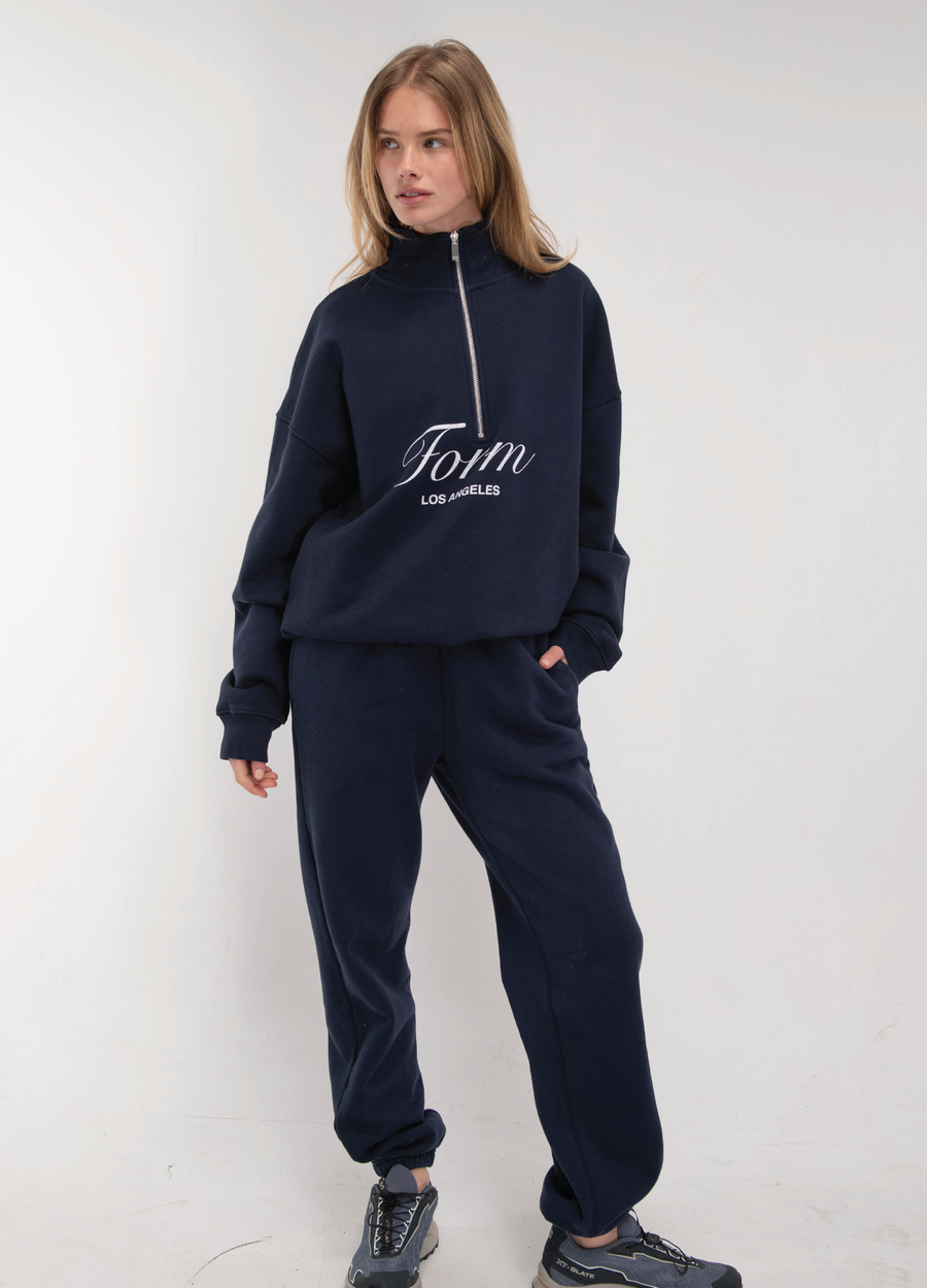 Quarter Zip - Navy