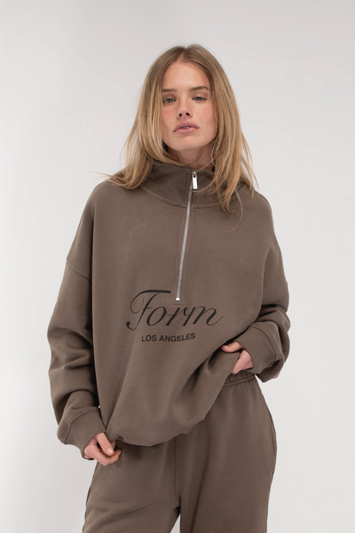 Quarter Zip - Walnut – FORM