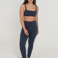 Square Bra  - Navy