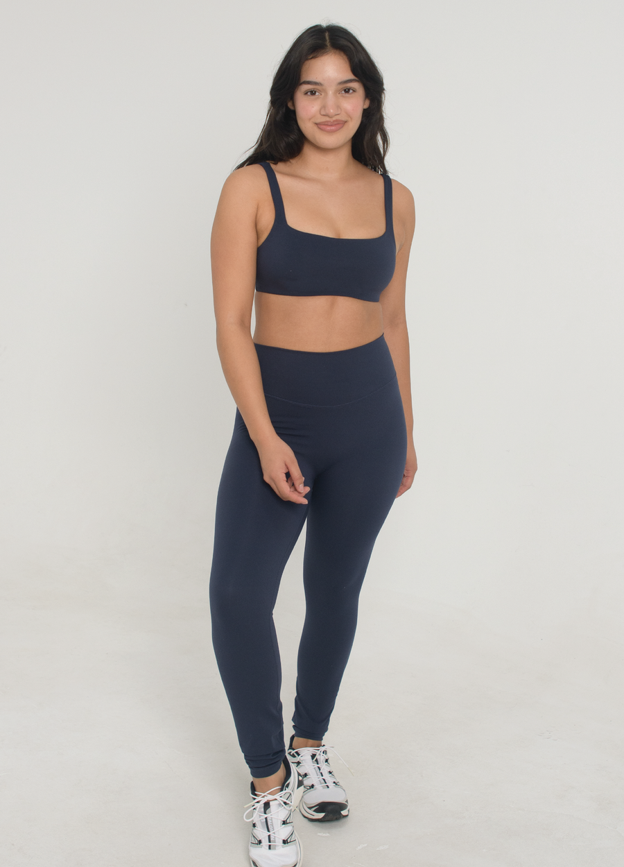 Square Bra  - Navy