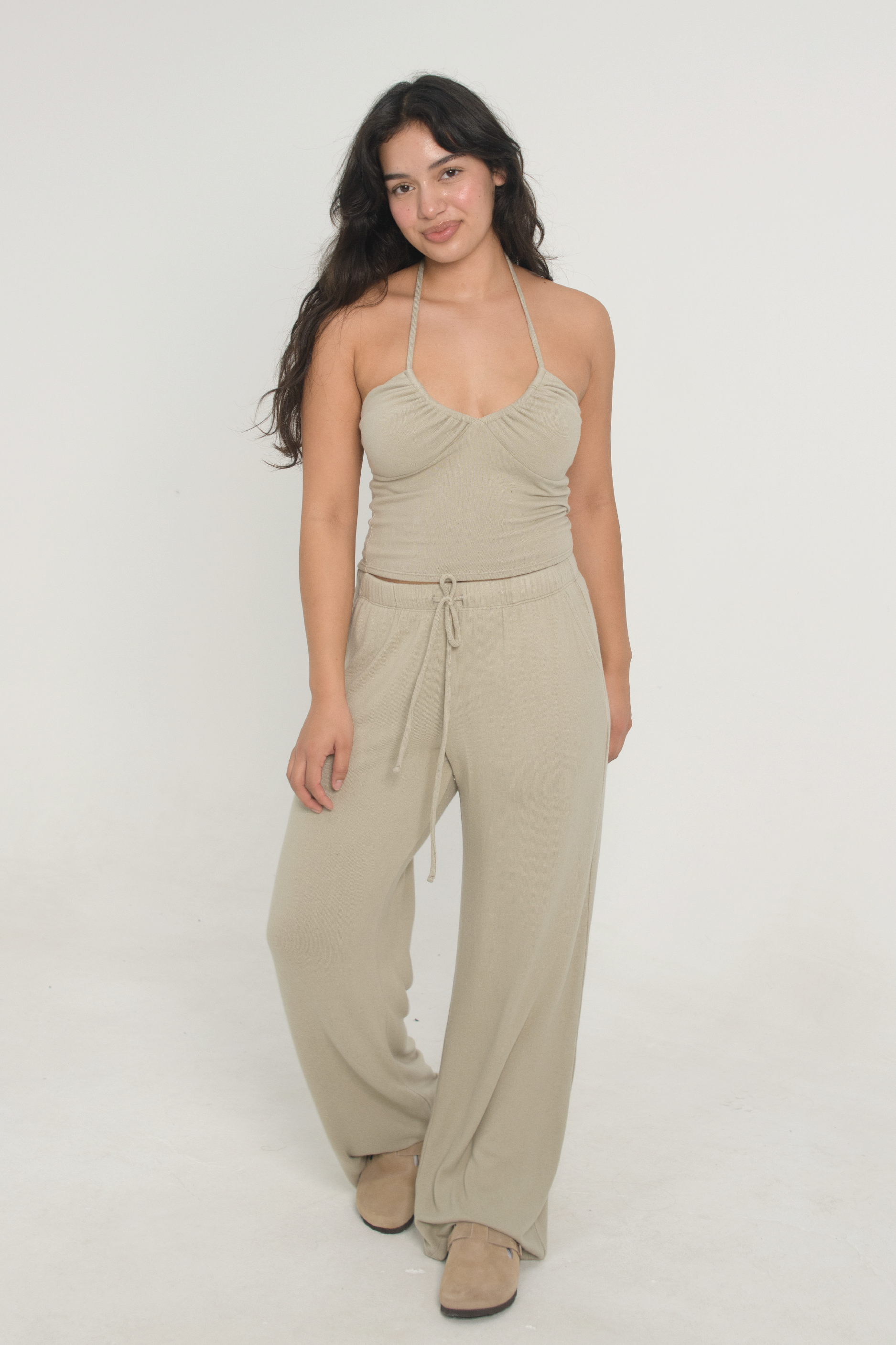 Sweater Halter   Oatmeal
