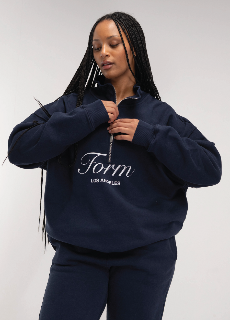 Quarter Zip - Navy