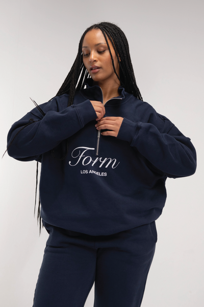 Quarter Zip - Navy – FORM