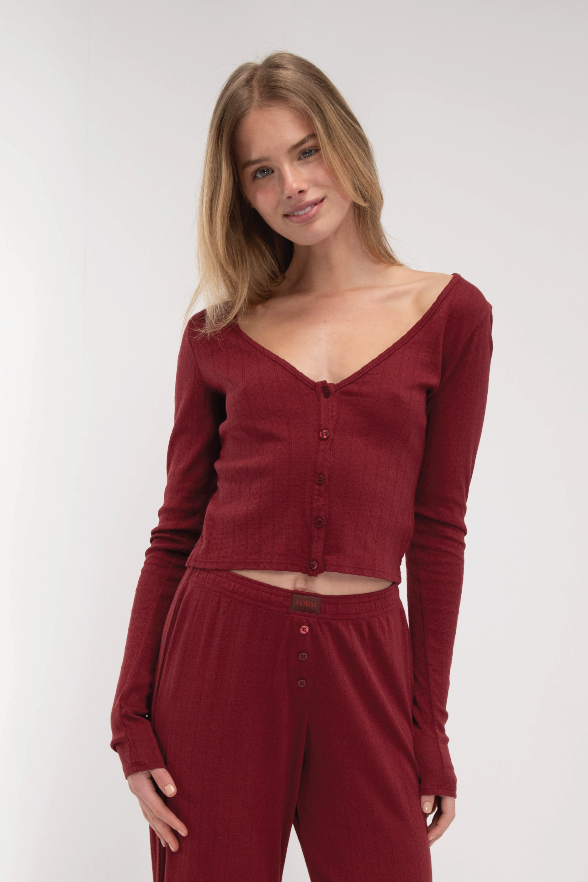 Pointelle Cardigan   Sweetheart
