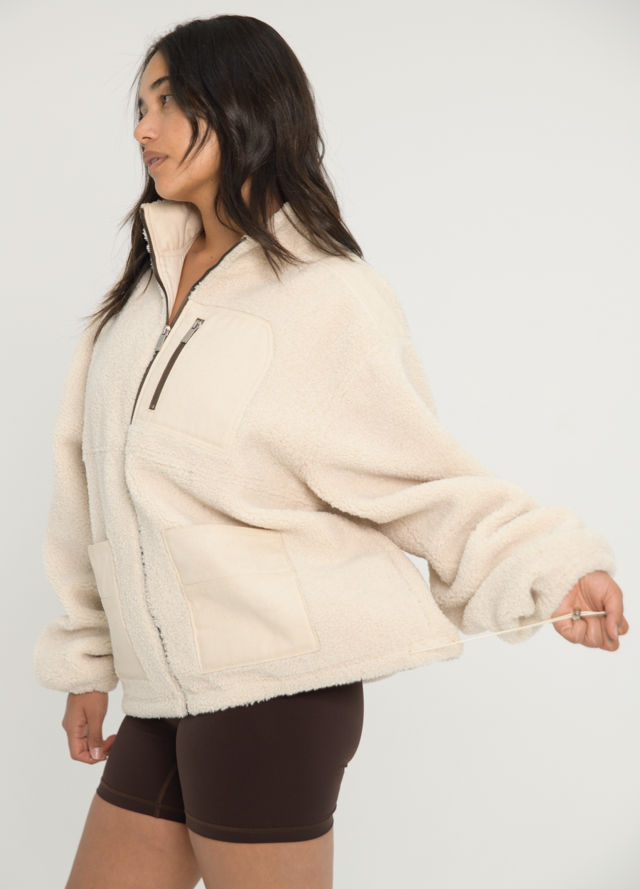 Sherpa Jacket - Cream