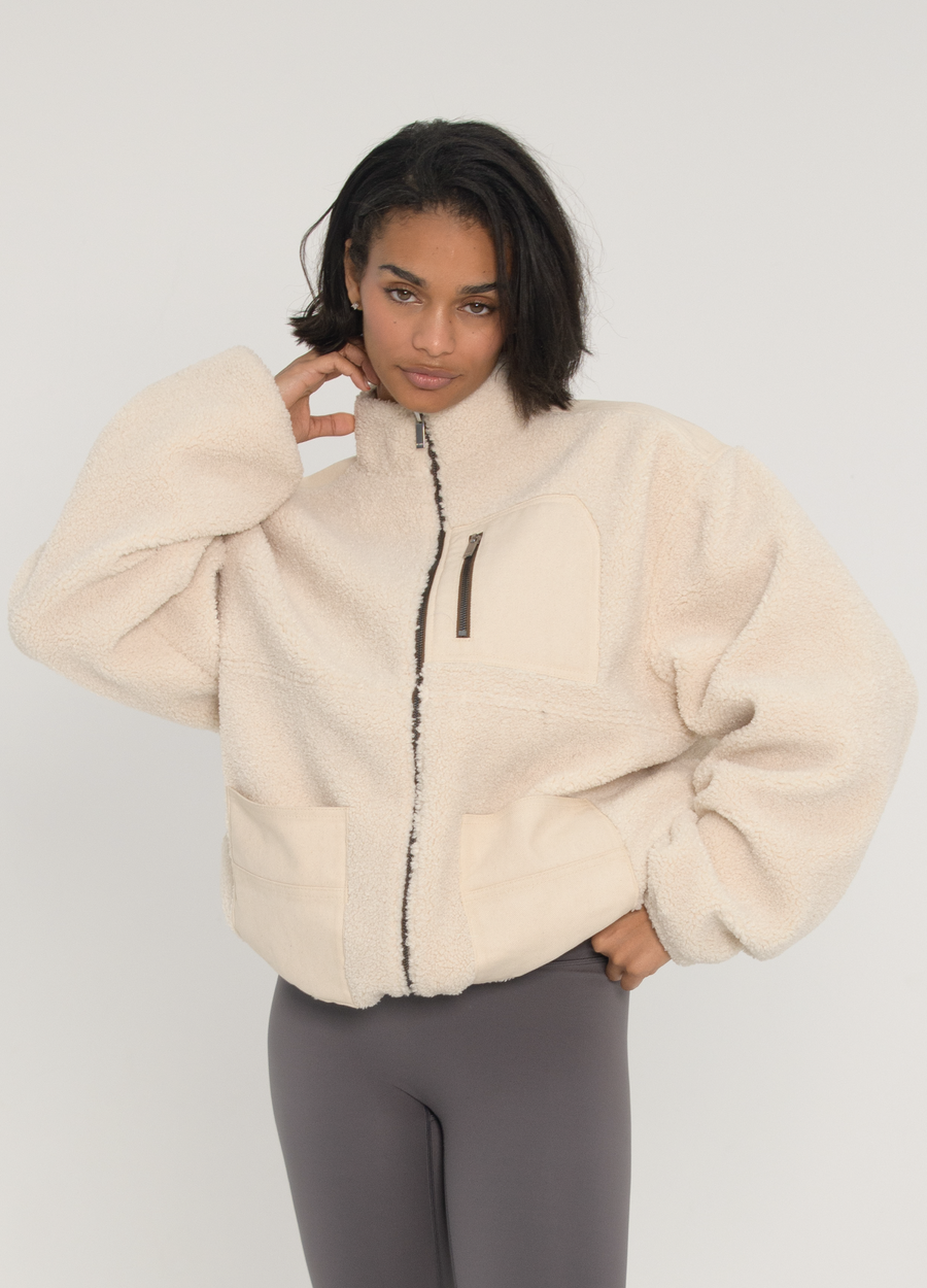 Sherpa Jacket - Cream