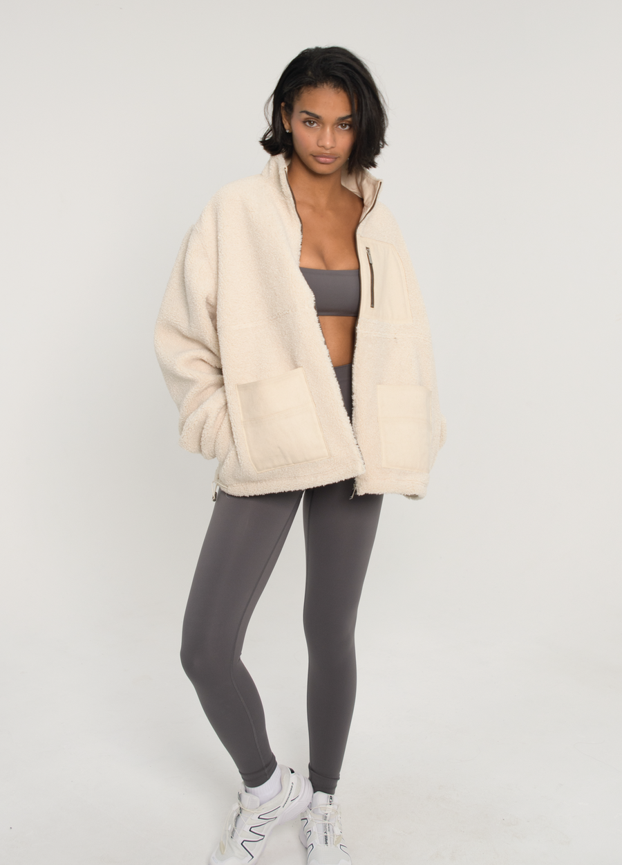 Sherpa Jacket - Cream