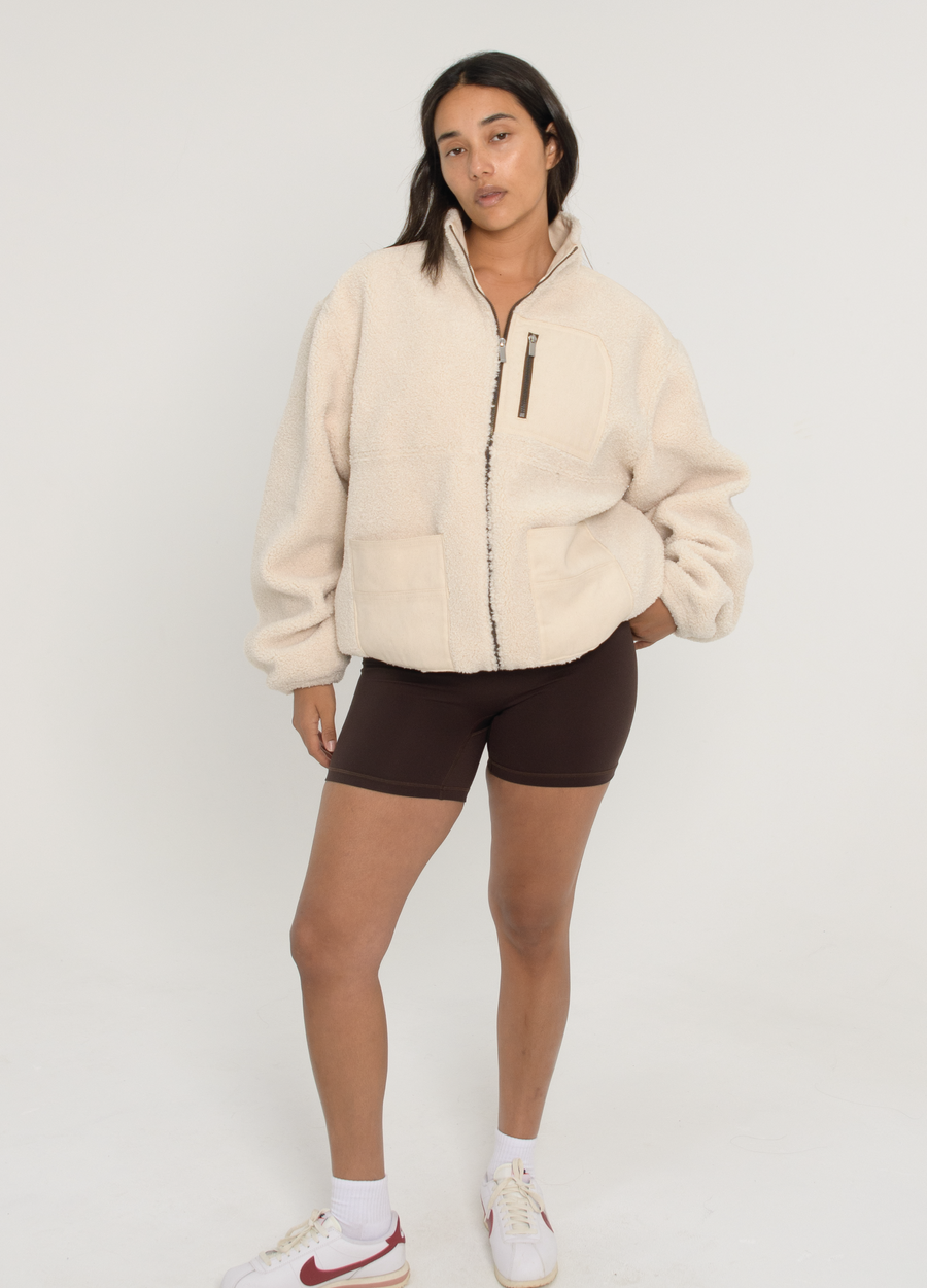 Sherpa Jacket - Cream