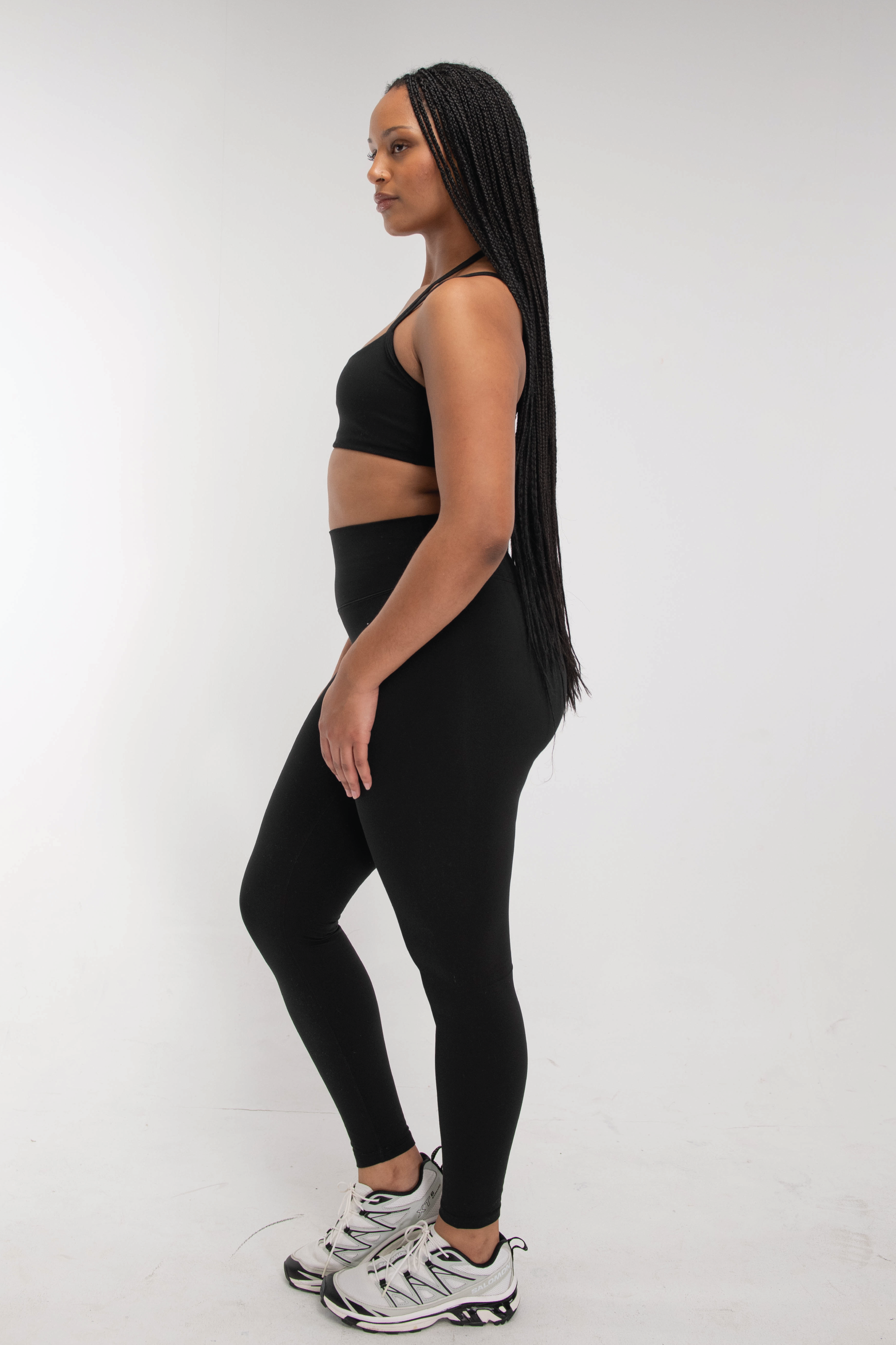 Double Strap Bra   Black
