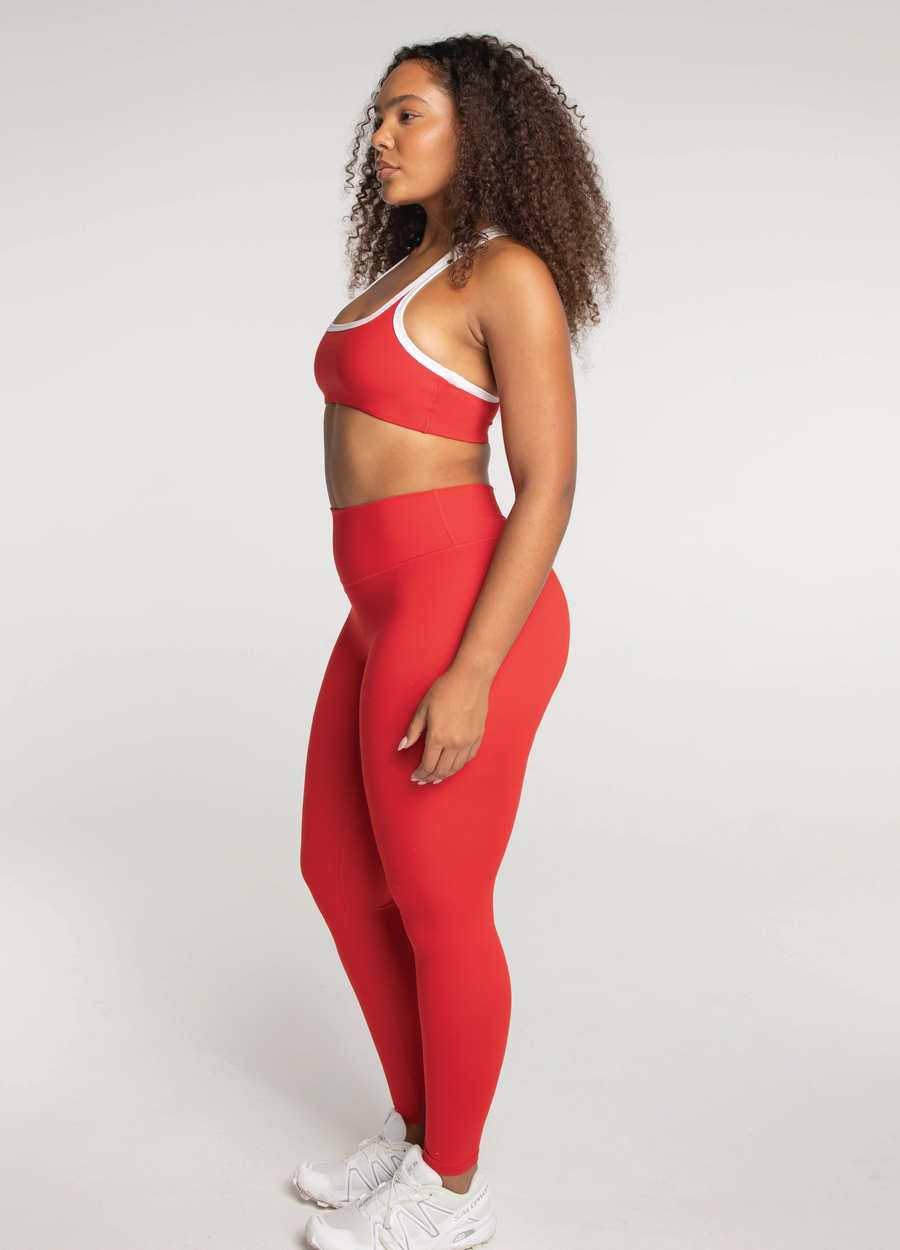 Core Leggings - Cherry