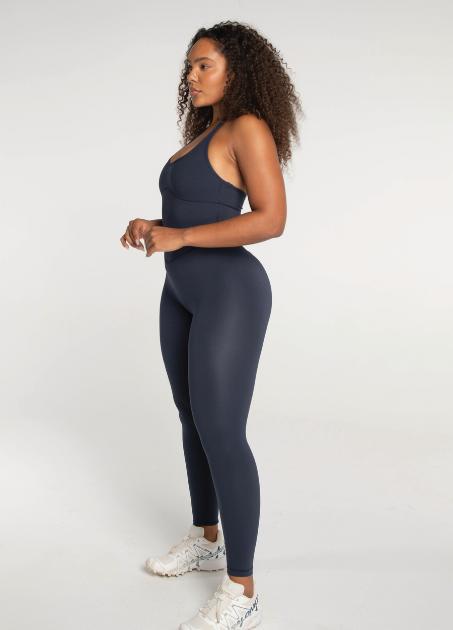 Halter Onesie - Navy