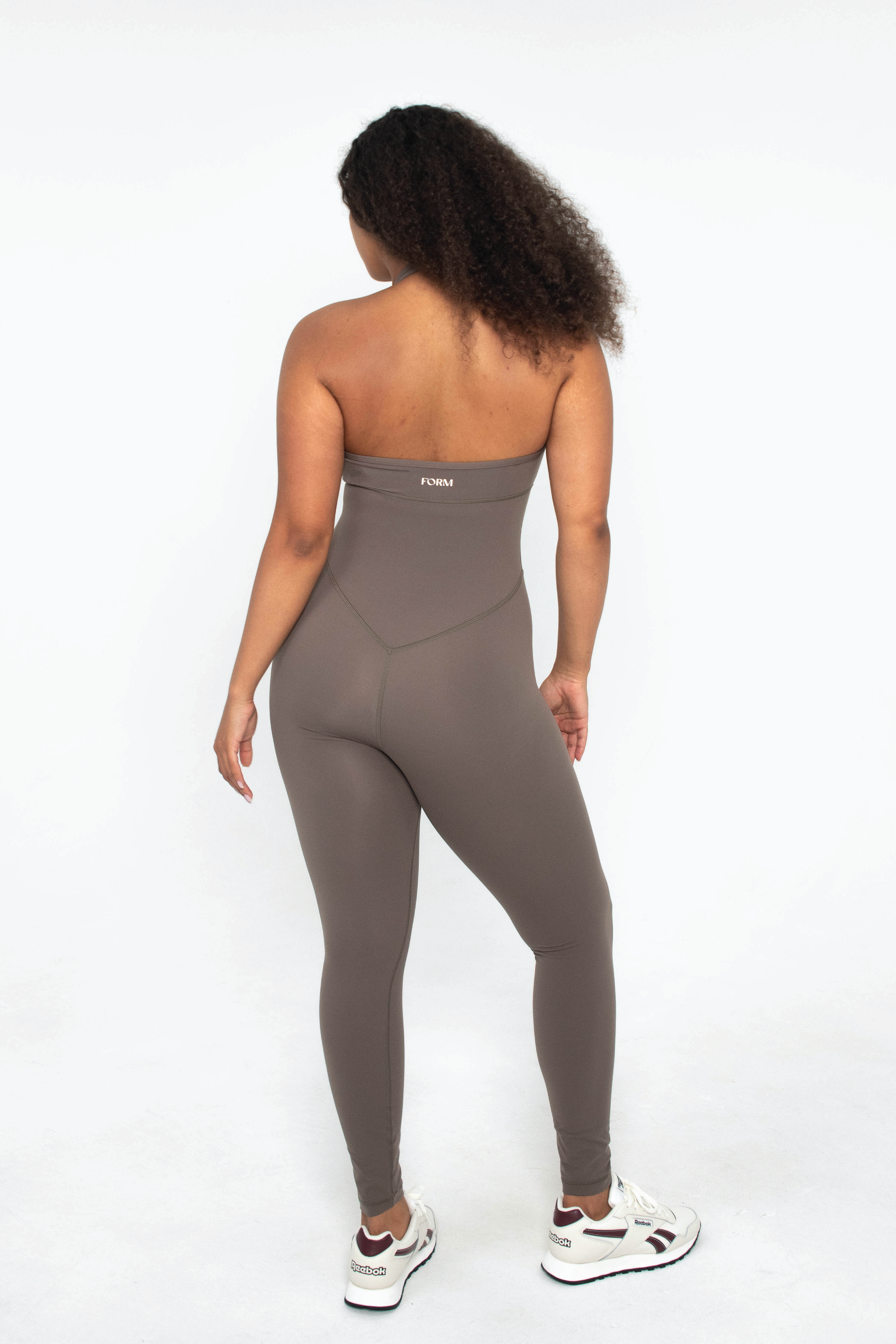 Halter Onesie   Walnut
