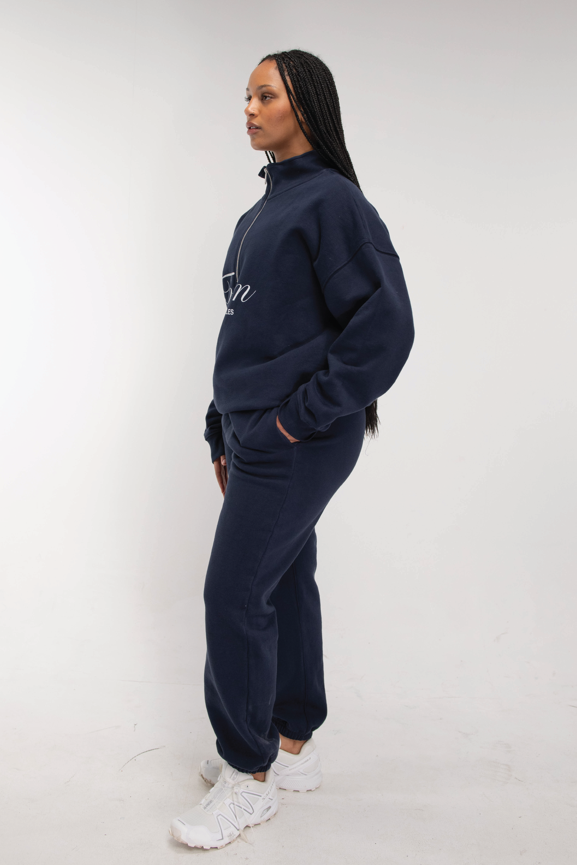 Quarter Zip   Navy

