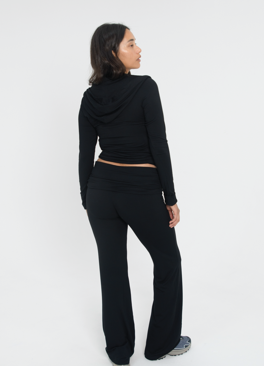 Fitted Zip Up Jacket Black FORM