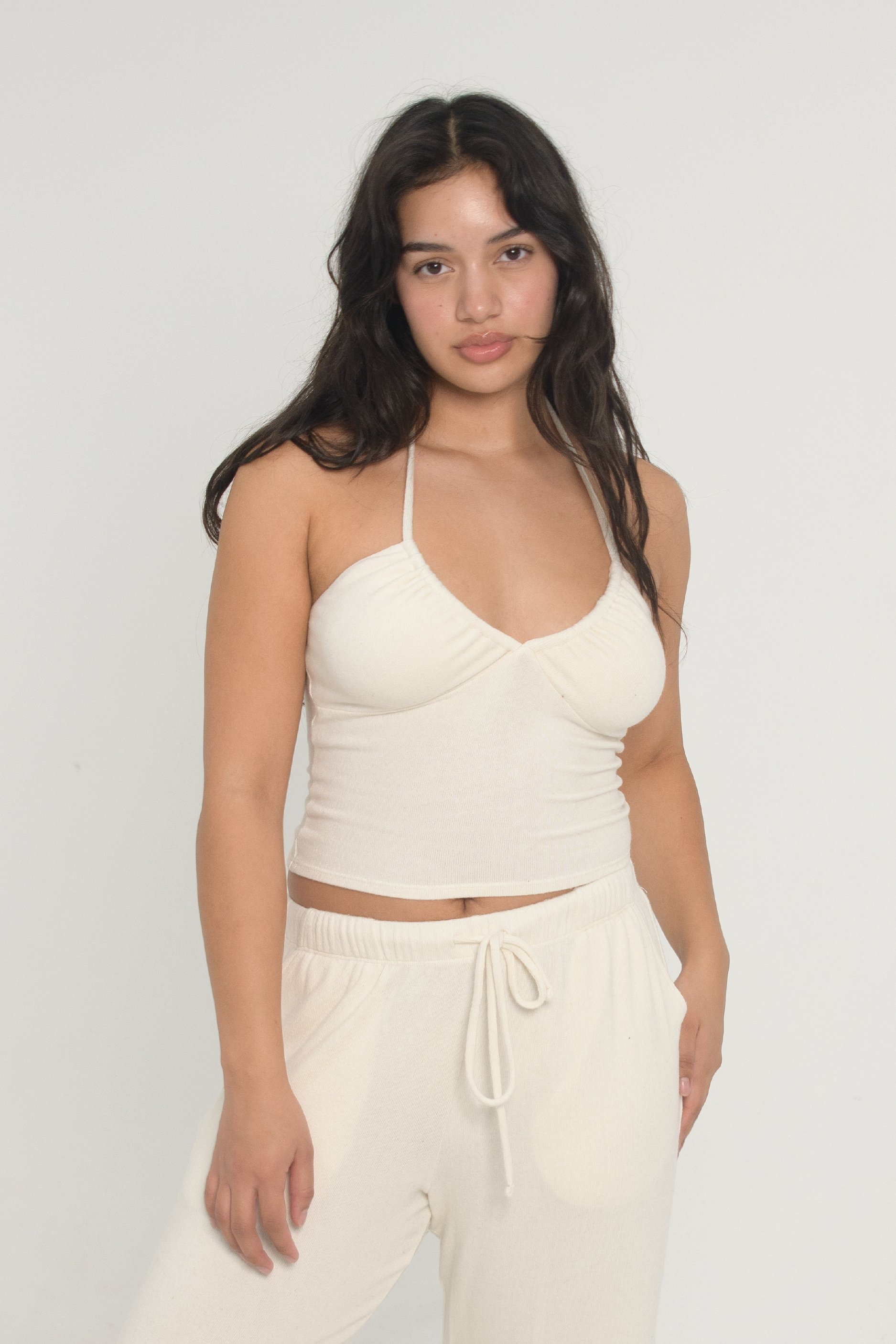 Sweater Halter   Cloud
