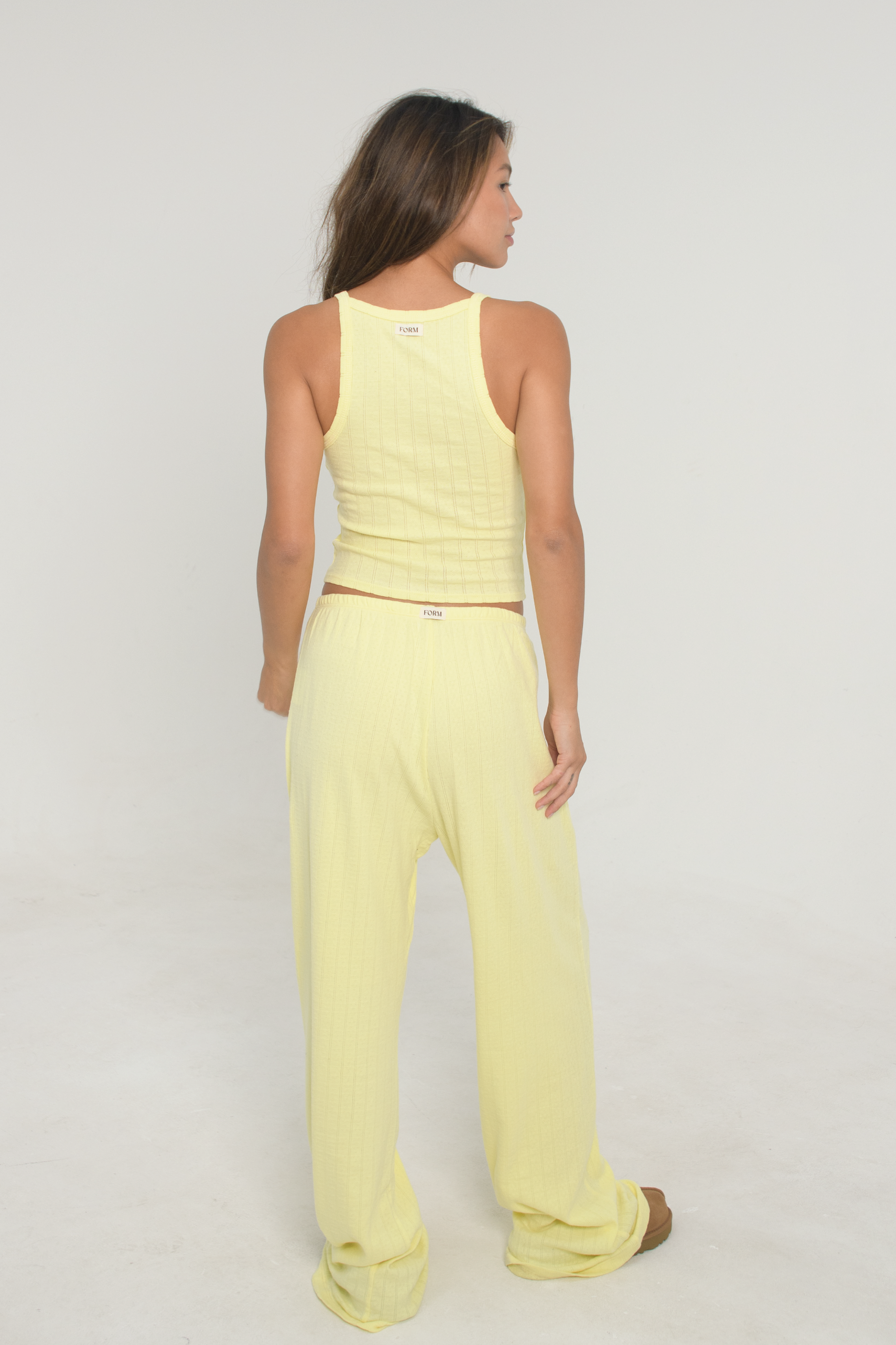 Pointelle Pants   Butter Yellow
